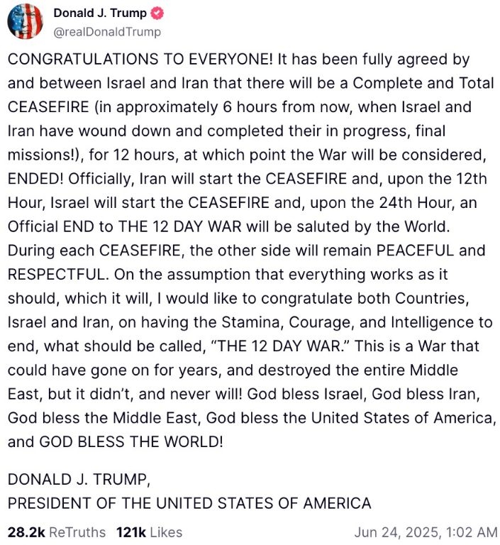 【XM Group】--XRP Price Targets 580% Surge to $15 as Trump Confirms Israel-Iran Ceasefire(图1)