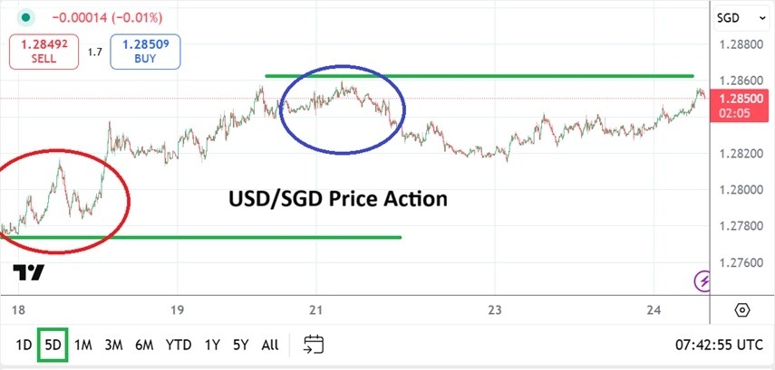 【XM Market Analysis】--USD/SGD: Intriguing Move Higher and Speculative Temptations(图1)